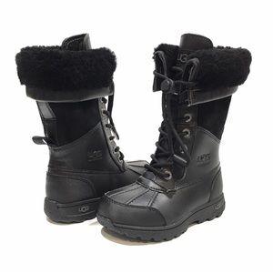 Ugg Kids Unisex Butte II Black (Big Kid) Size US 4